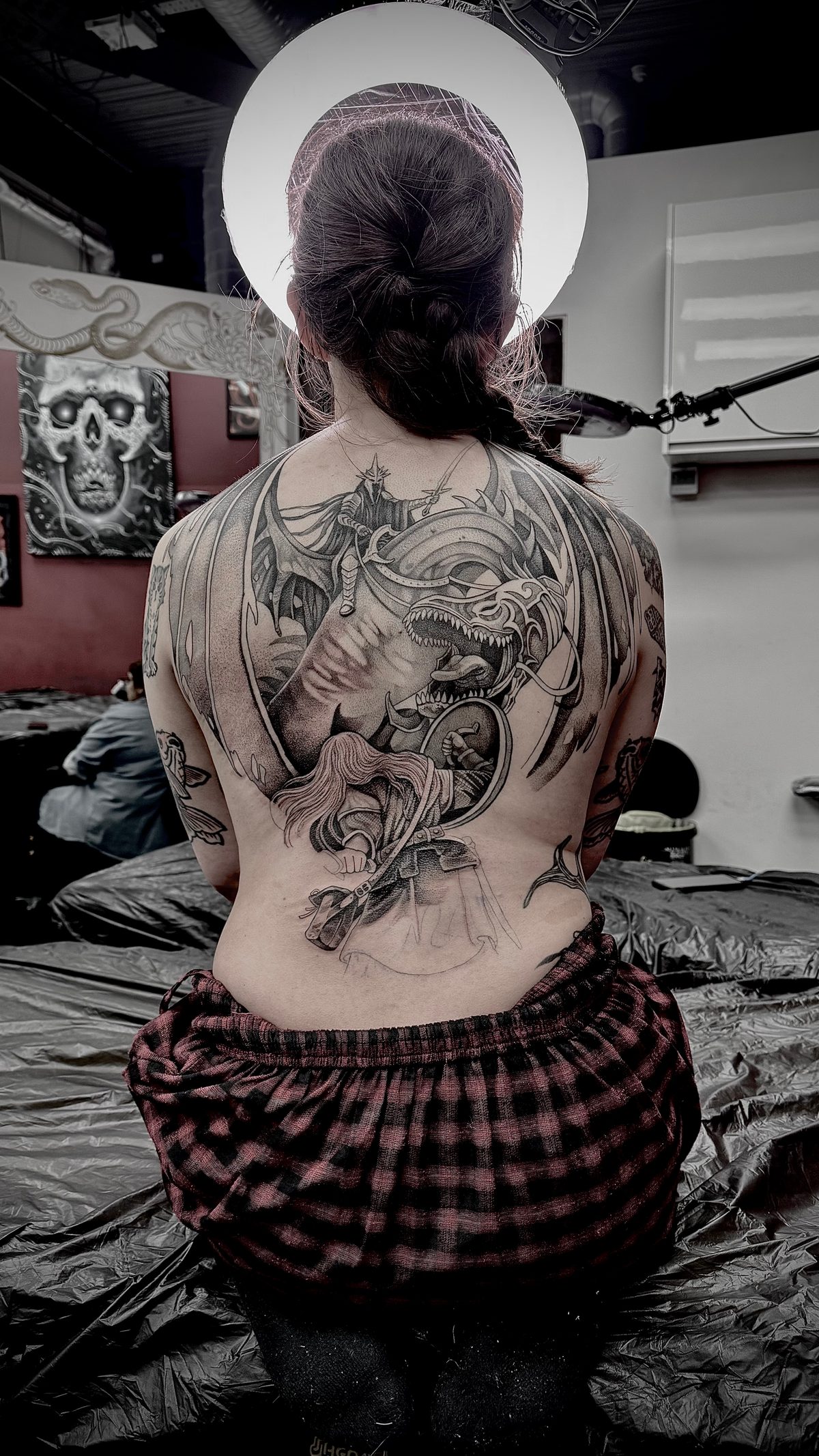 Witch King, tattoo by Carou Chiarelli