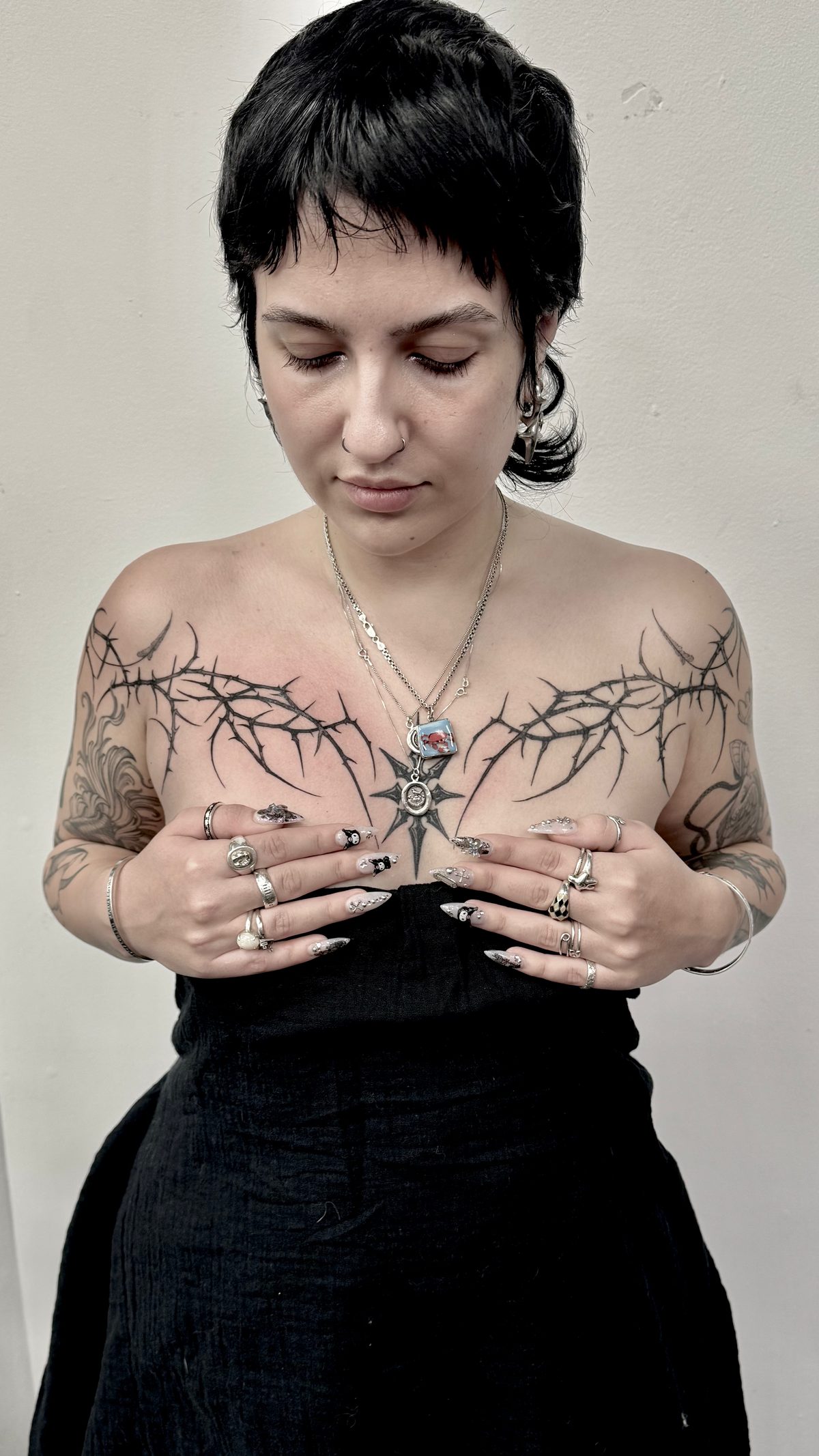 Cybersigilism, tattoo by Carou Chiarelli