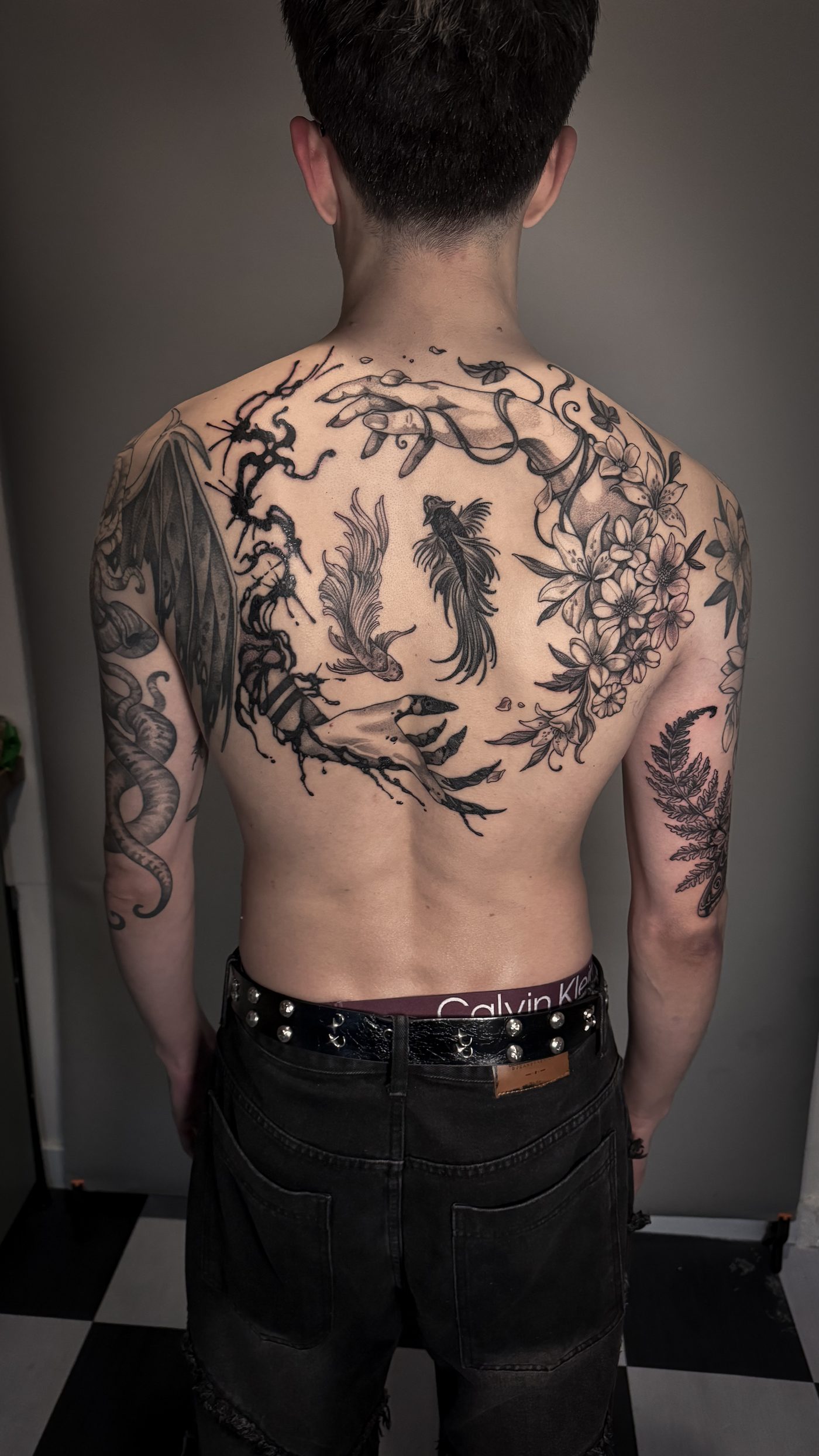 Yin Yang Piece, tattoo by Carou Chiarelli