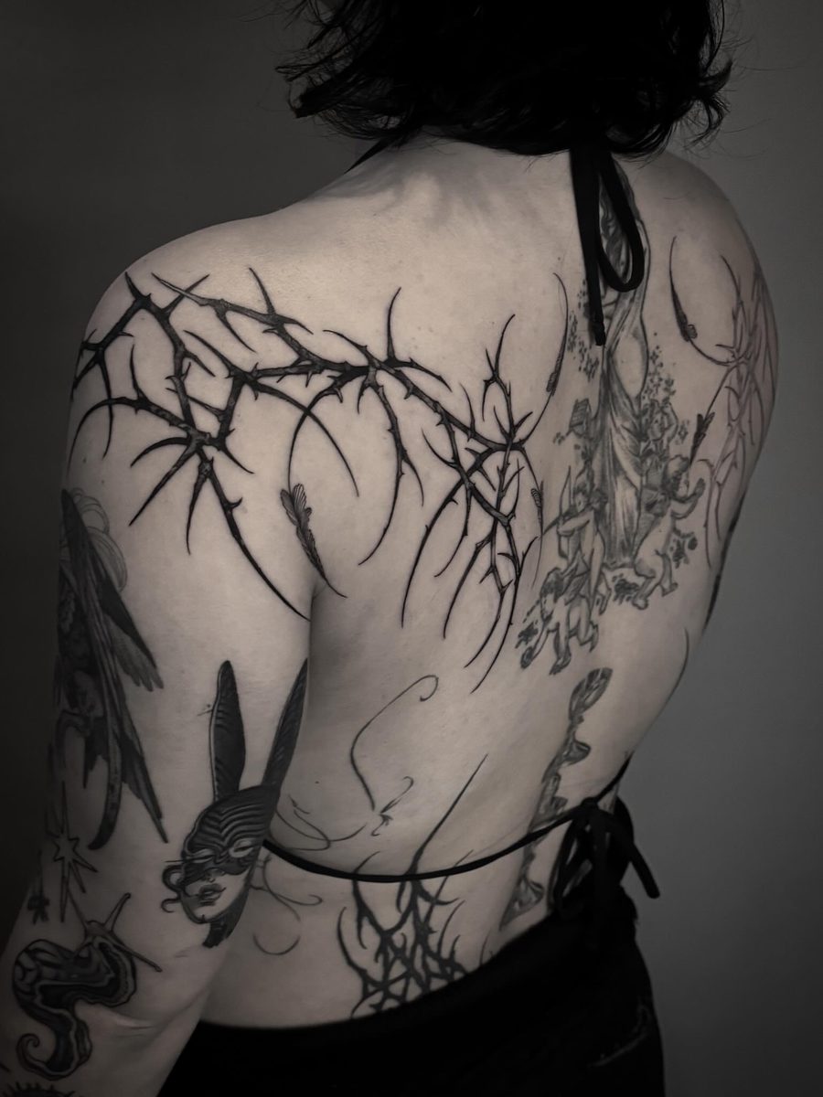 Cybersigilism, tattoo by Carou Chiarelli